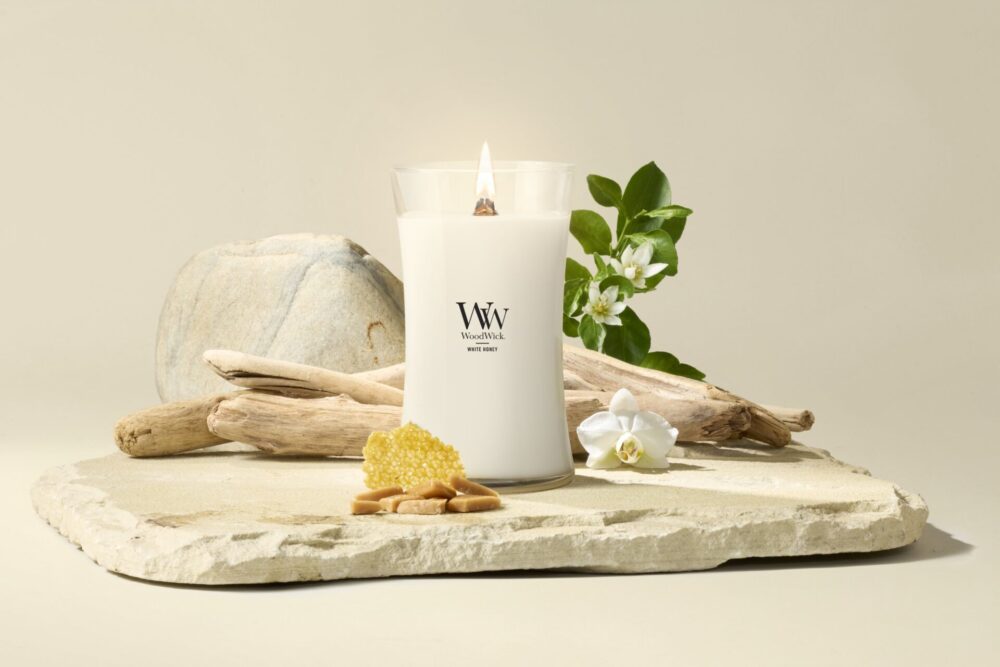 Alternative view of White Honey - Large Hourglass