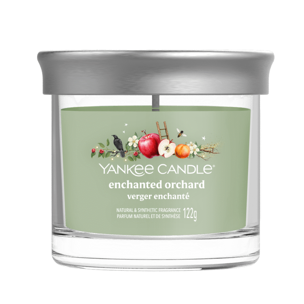 Yankee Candle Enchanted Orchard doftljus i glasburk, 122g.