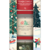 Yankee Candle-ask med juldofter: Sparkling Cinnamon, Christmas Cookie, Silver Sage & Pine.